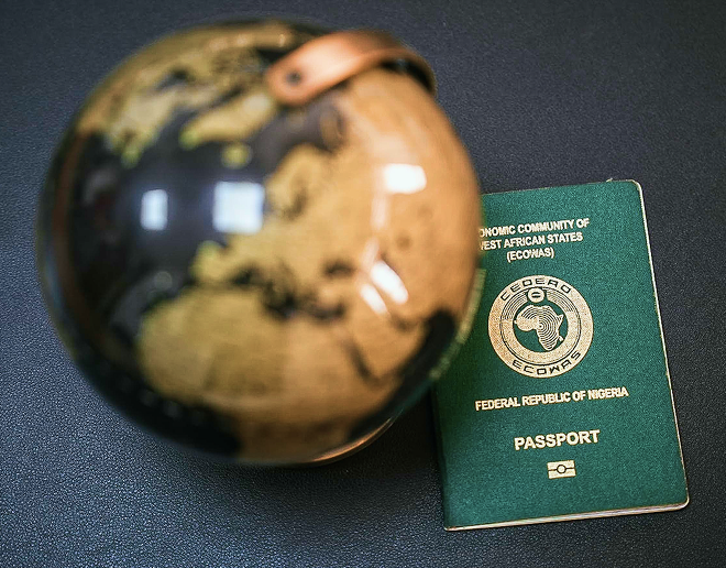 Nigerian passport of ECOWAS
